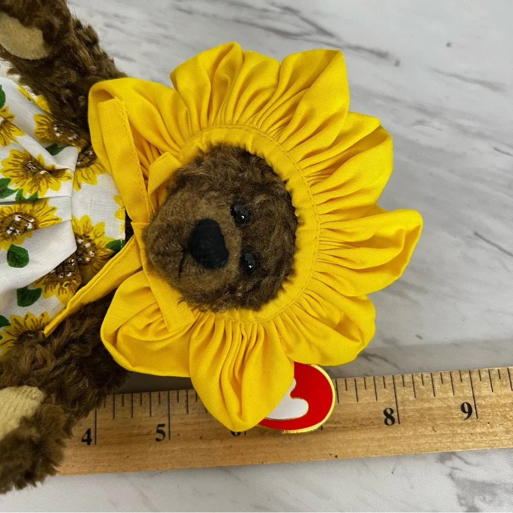 Ty Beanie Babies Susannah The Sunflower Bear Sz 9" "You Are My Sunshine!" 1,993 - Picture 13 of 14